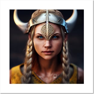 Viking Shield Maiden Posters and Art